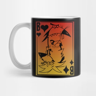 Poker Card Beaver Mug